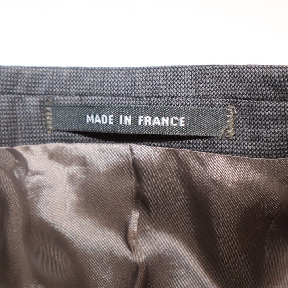 The Custom Shop Mens Wool Dark Gray Suit Jacket and Pants Size 53L Long w/flaw - Picture 5 of 15